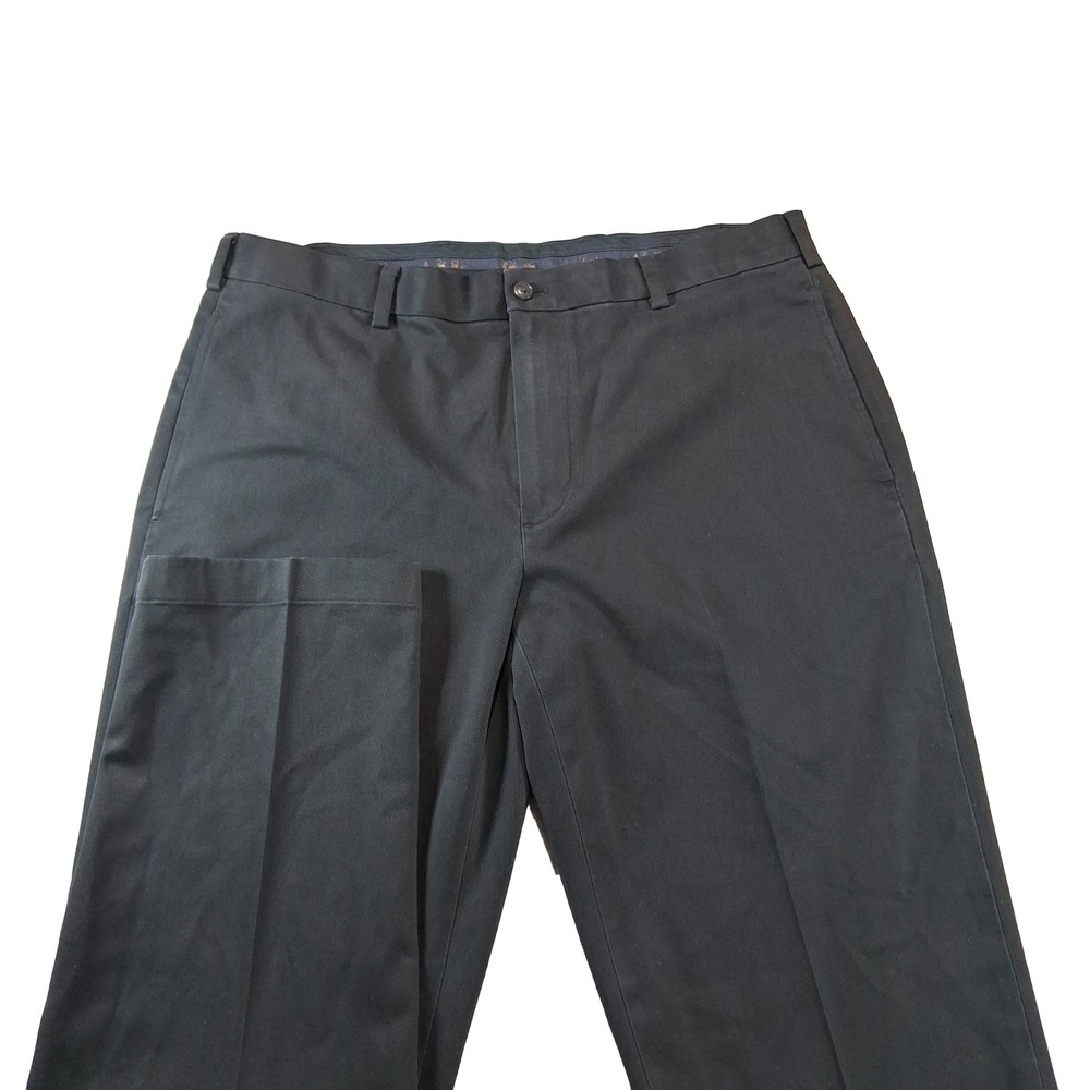 Brooks Brothers Chino Pants Mens 36x29 Navy Clark Fit Advantage Stretch Chinos